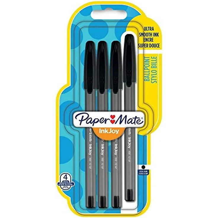 PAPER MATE Inkjoy 100 Fineliner 1956714, Schwarz, 4 Stück - Preisvergleich