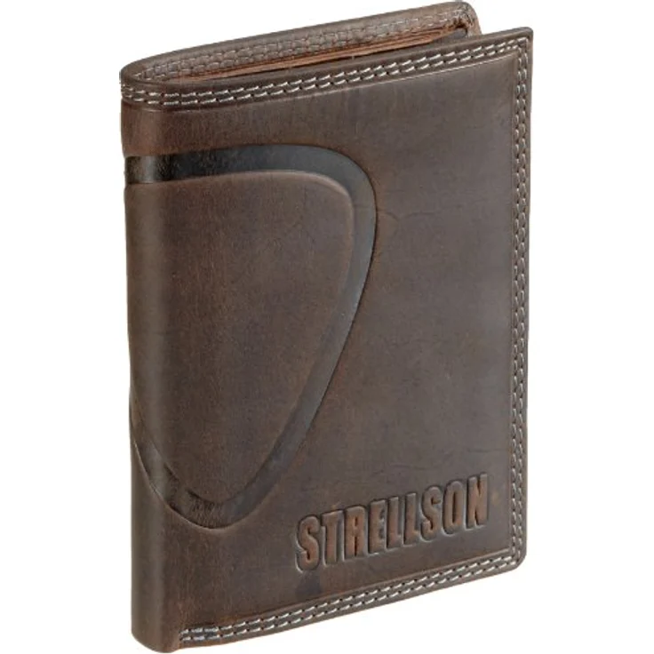 Strellson Baker Street Billfold V8 4010000224 Herren Geldbörsen 10x13x1 cm (B x H x T), Braun (dark brown 702) – Bild 1