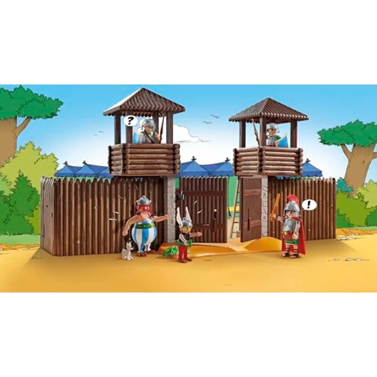 Playmobil® Konstruktions-Spielset Römerlager (71542), Asterix, (181 St), Made in Europe – Bild 3
