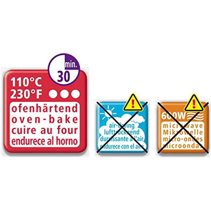 FIMO Effect Modelliermasse Steinfarben, 57 g - Lufttrocknend in 30 Minuten, von FIMO – Bild 4