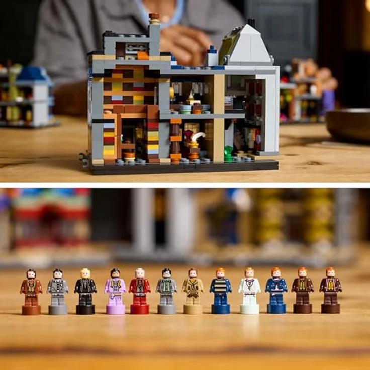 LEGO Harry Potter Die Zauberläden der Winkelgasse, magisches Modell für Erwachsene, mit 12 Mikrofiguren und Miniaturversionen der legendären Läden – Bild 5
