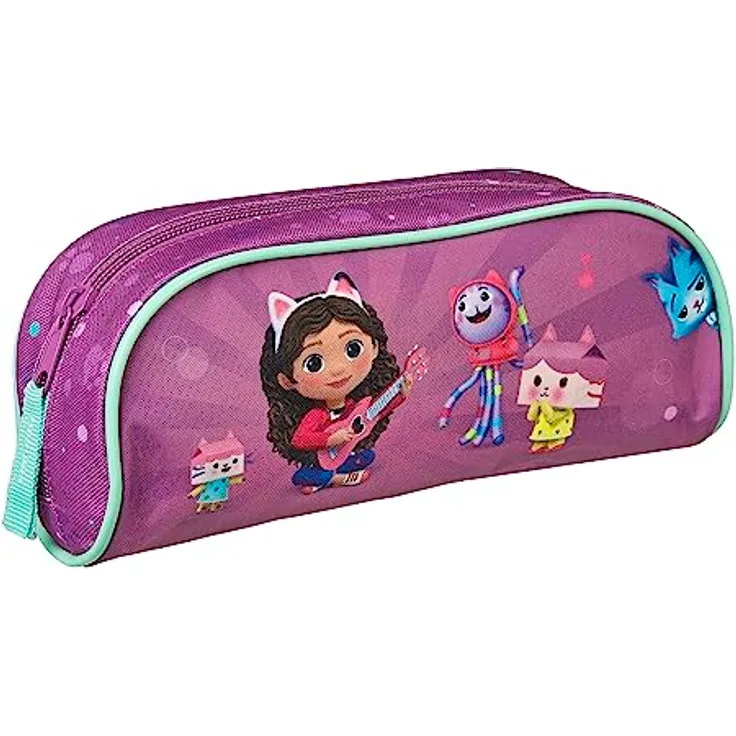 Undercover Gabby's Dollhouse Schlamperetui - Federmäppchen für die Schule - Stylisches Etui mit Gabby Motiv - Schlampermäppchen für Mädchen - ideal für den Schulanfang