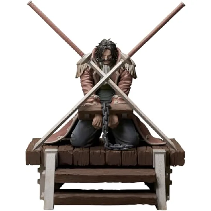 Ichibansho Figure - One Piece - Roger - The King of The Pirates - Masterlise Collectible Statue, ca. 13 cm, detailreiche Sammlerfigur für Fans