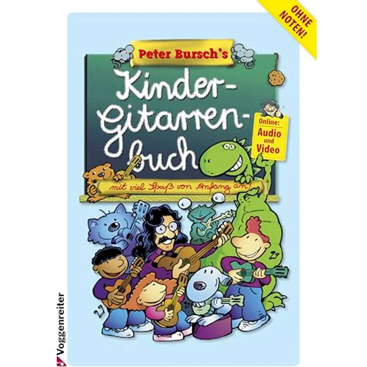 Voggenreiter Voggy Kindergitarren-Set 3/4, 7-tlg, Akustikgitarre, Akustik Gitarre, Erstgitarre, Kindergitarre, Stimmgerät, Ab 8 Jahre, 398 – Bild 11