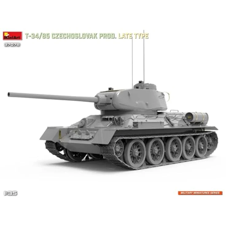 Miniart Miniart 1:35 - T34/85 Czechoslovak Prod, Late Type Modellfahrzeug mit detaillierter Nachkriegsproduktion – Bild 8
