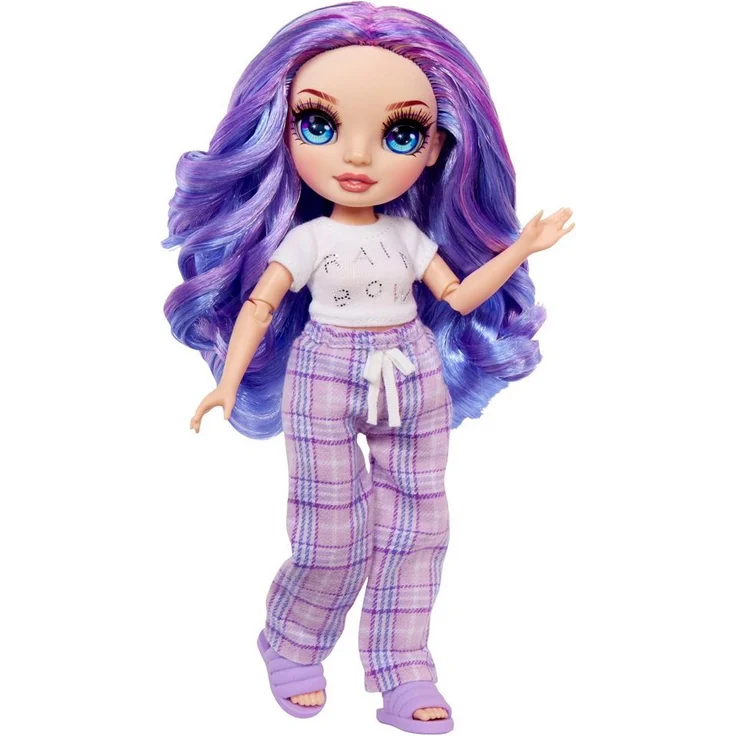 Rainbow High Anziehpuppe Junior High PJ Party Fashion Doll Violet (Purple) – Bild 1