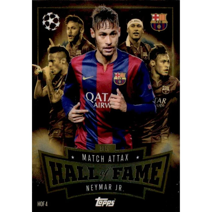 Topps HOF4 Neymar Jr. Match Attax Hall of Fame 2025/2026, Sonderkarte, Paris St. Germain – Bild 1