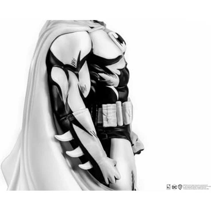 Pure Arts Batman PX PVC Statue 1/8 SDCC 2024, Black & White Version, ca. 27 cm, Sammelfigur mit ansprechender Base – Bild 5