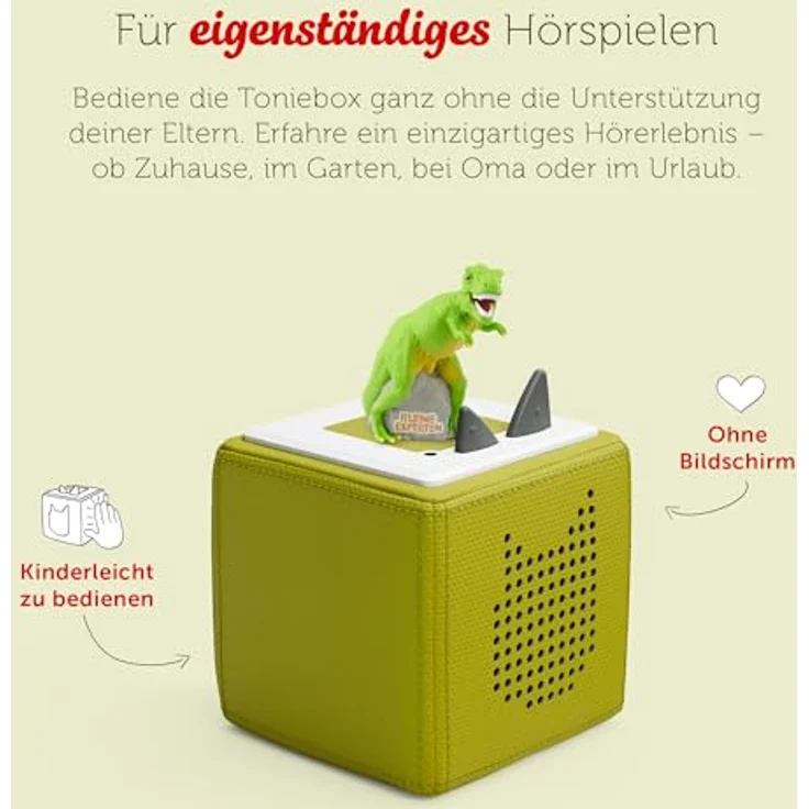 tonies Hörspielfigur KLE!NE EXPERTEN treffen auf Dinosaurier, Java das Tyrannosaurus-Mädchen - spannende Dinosaurier-Welt – Bild 2