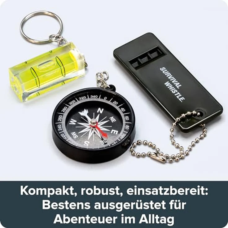 FRANZIS Advent of Adventure, Gadget-Kalender für Ihn mit 24 Alltagshelfern, Knobelspielen, Multitools und Survival-Gadgets – Bild 9