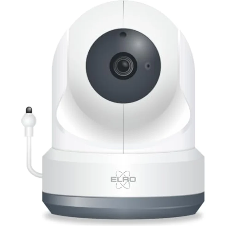 ELRO BC4000-C Full HD Extra Baby Kamera Babyphone Royale, 1080P-Full-HD-Kamera, Pan-/Tiltfunktion, Nachtsicht, dezentes Nachtlicht – Bild 1