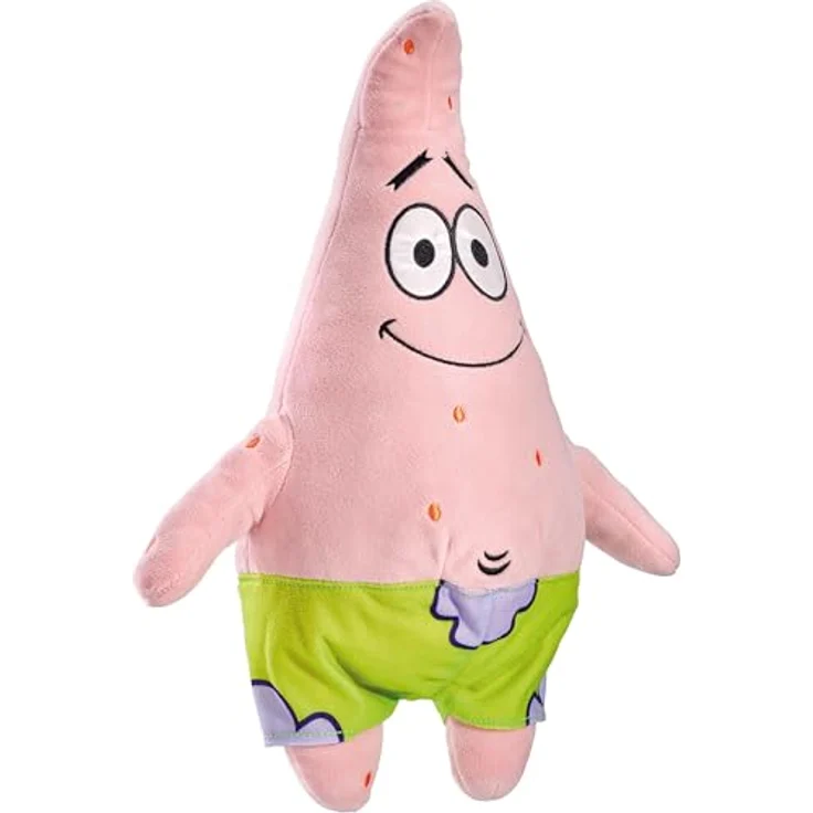 Schmidt Spiele 42844 Spongebob, Patrick, 35 cm Plüschfigur, Original Spongebob Charakter, handwaschbar, ab 0 Jahren – Bild 3