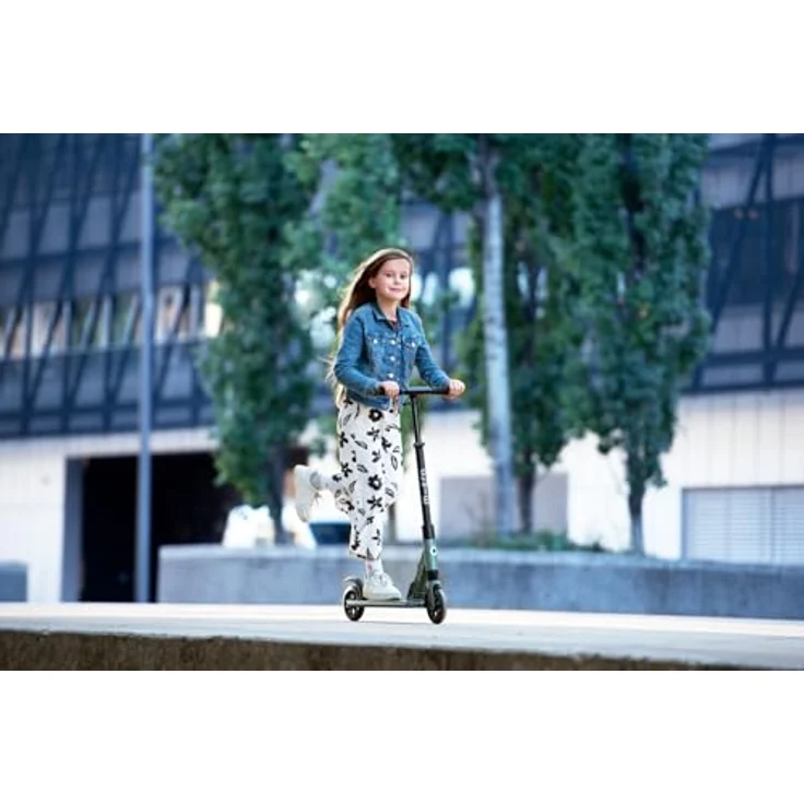 Micro Scooter micro sprite suspension, robuster Roller mit Vorderradfederung, für Kids, Teens und Erwachsene, silber – Bild 7