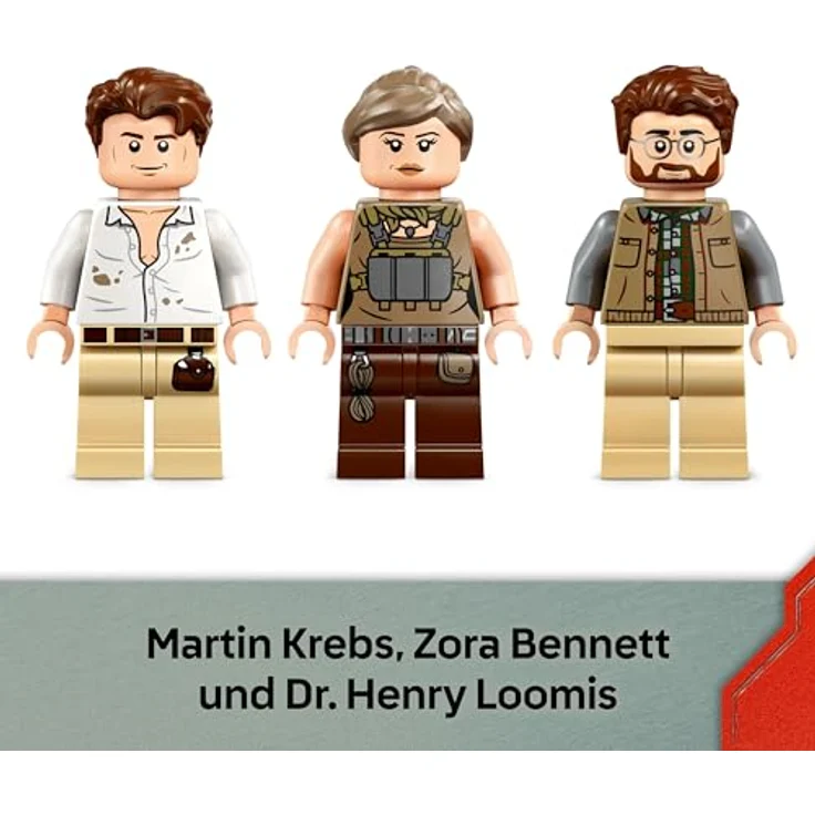 LEGO Jurassic World 76973, Raptor & Titanosaurus Set mit 582 Teilen, für Kinder ab 7 Jahren, inkl. Mini-Figuren und Fahrzeug – Bild 6