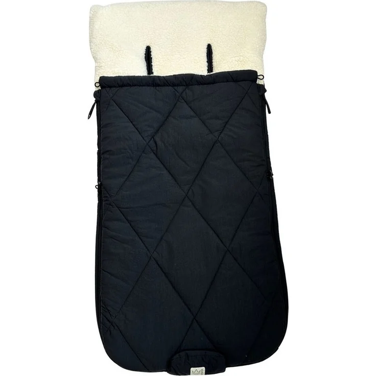 Kaiser Fußsack Leon, Winter, aus 100% recyceltem Nylon und Polyester, grau