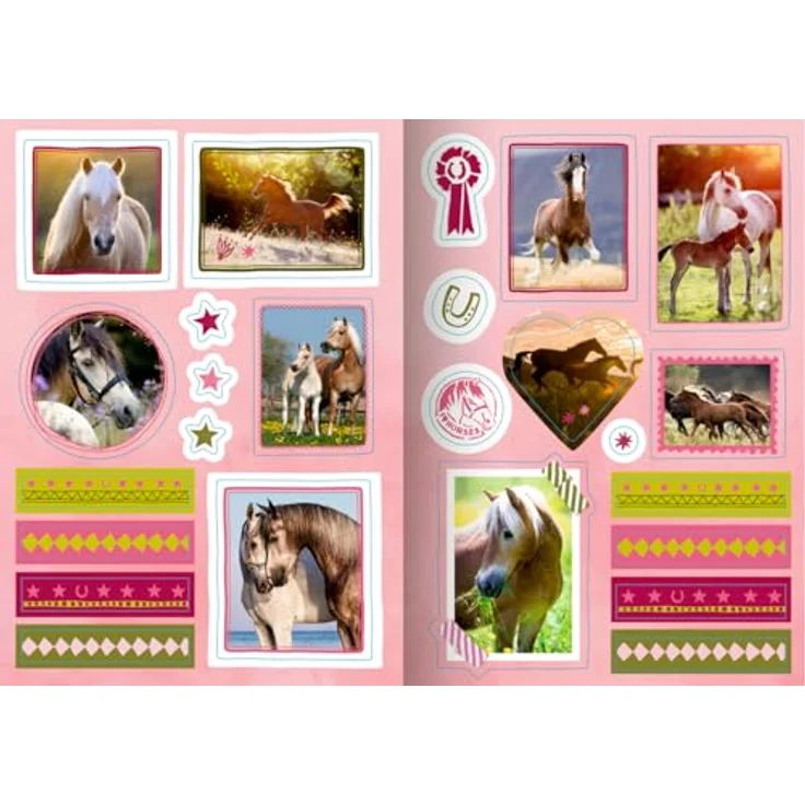 COPPENRATH DIE SPIEGELBURG Sticker Sticker - Pferdefreunde, mit traumhaften Stickern in wunderschönen Fotos, 16 Seiten, Format: 11,4 x 16 cm – Bild 5