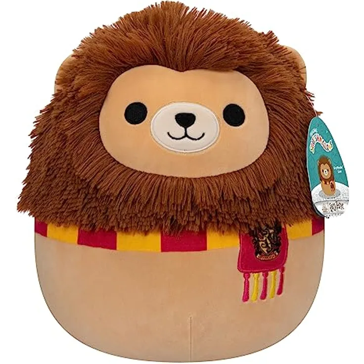 Squishmallows SQWB00065 - Harry Potter Gryffindor 25 cm, offizielles Kelly Toys Plüsch, superweiches Kuscheltier