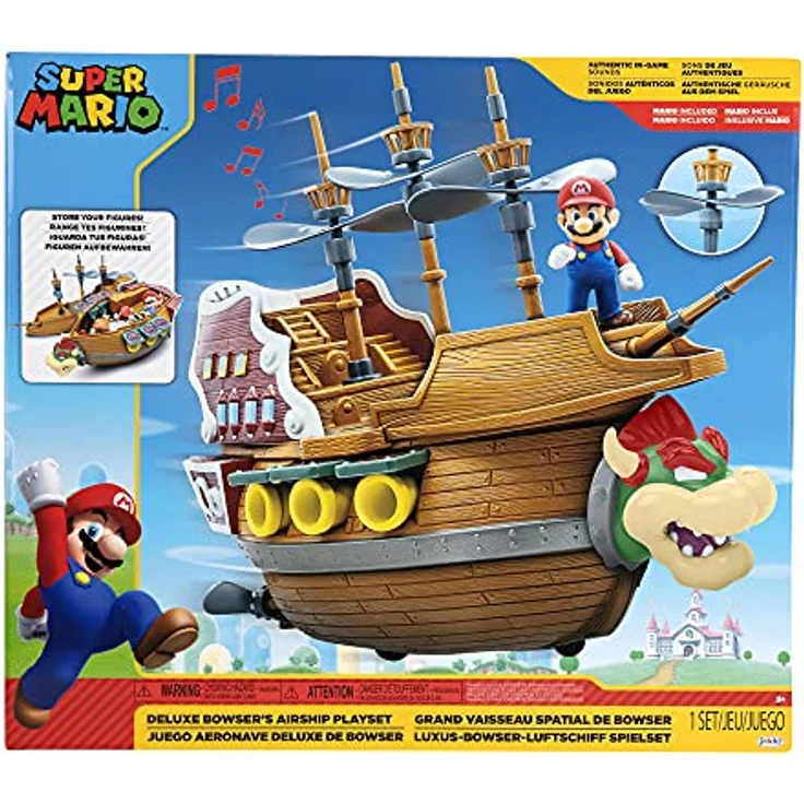 Super Mario - Spielset Bowsers Luftschiff – Bild 5