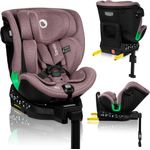 lionelo Autokindersitz HARMONY I-SIZE, ab Geburt bis 12 Jahren, 0,00 kg bis 36,00 kg, (Set), Basis 360°/ISOFIX/i-Size/Gürtelalarm/viele Annehmlichkeiten
