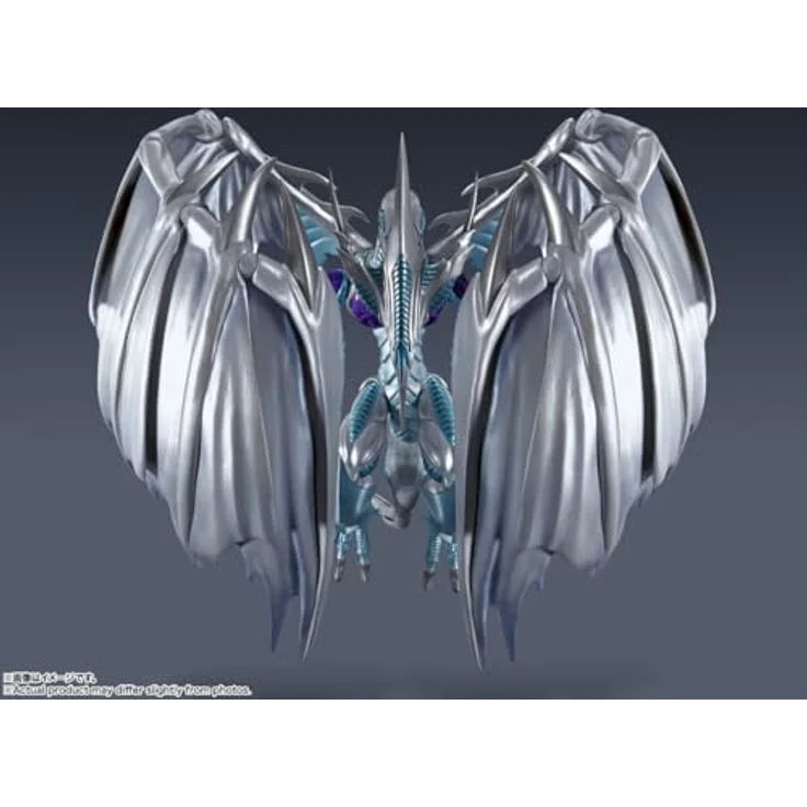 TAMASHII NATIONS Yu-Gi-Oh! 5D's Stardust Dragon S.H.MonsterArts Actionfigur, ca. 53 cm, mit Ersatz-Handgelenkteilen und Effektteilen – Bild 5