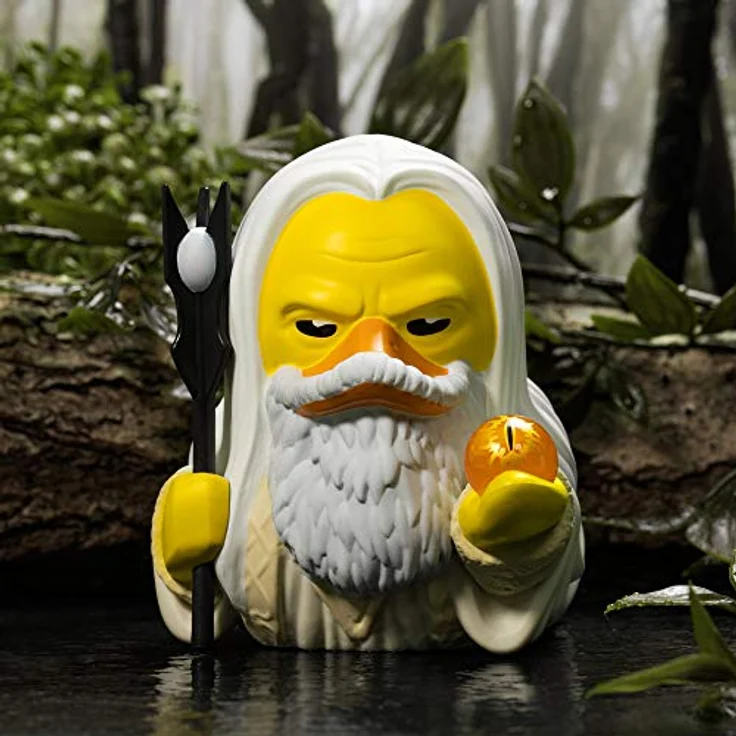 TUBBZ Box-Ausgabe Saruman, Sammler-Vinyl-Gummiente Figur, 9 cm, offizielles Der Herr der Ringe Merchandise – Bild 3