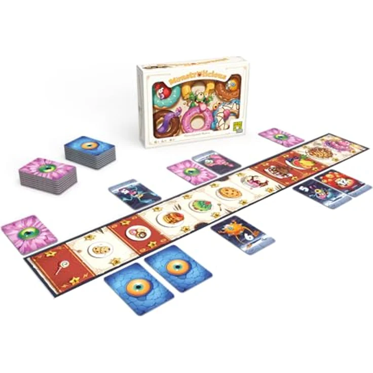 Asmodee Monstrolicious, Brettspiel für strategische Duelle mit Monstern und Desserts – Bild 5