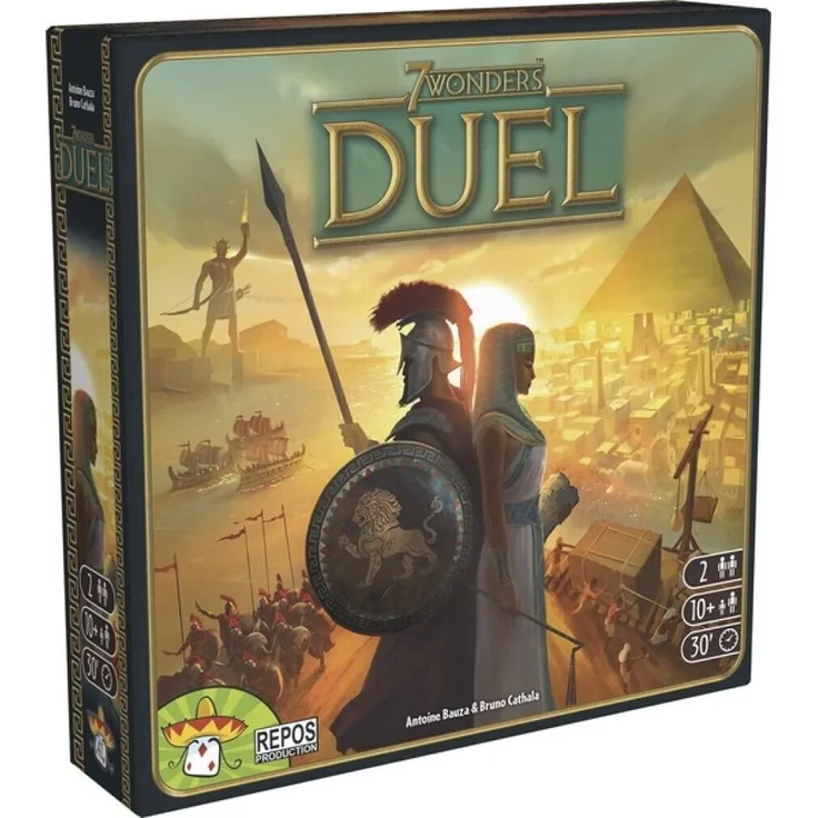 ADC Blackfire 7 Wunder des Welt Duell, strategisches Brettspiel für zwei Spieler, Repos Production