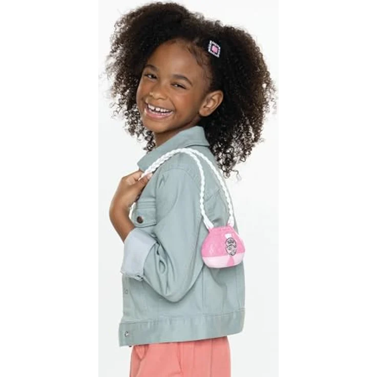 Jakks Pacific Disney Princess Mini-Handtasche aus PVC-Vinyl mit 4-5 Glamour-Accessoires, pink – Bild 10