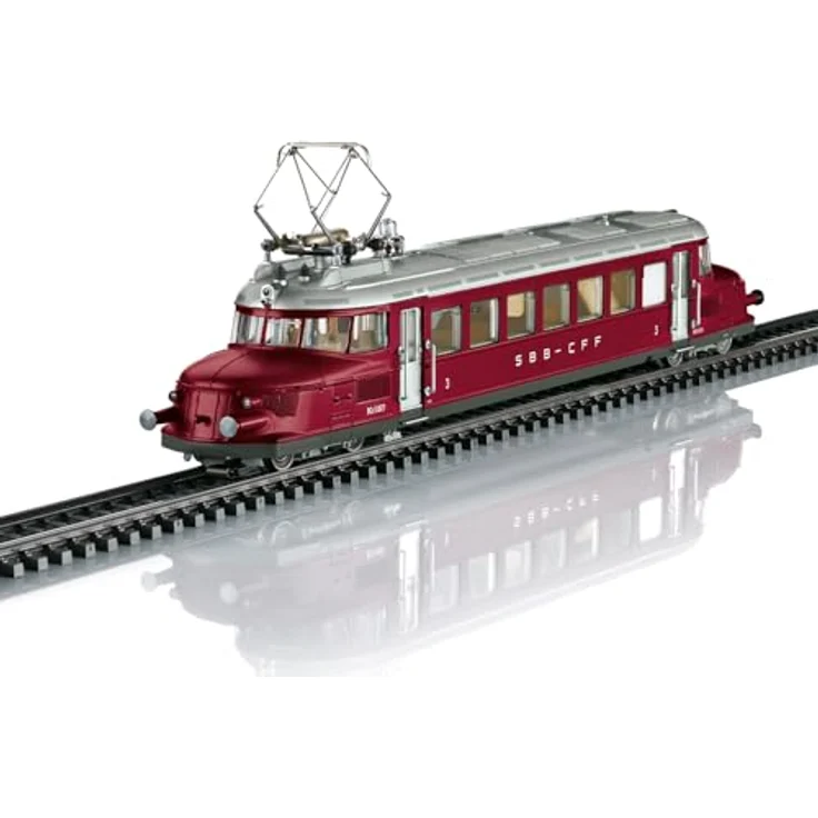 Märklin Diesellokomotive 38860 H0 Roter Pfeil RCe2/4, Modelleisenbahn mit Innenbeleuchtung und Soundfunktionen – Bild 2