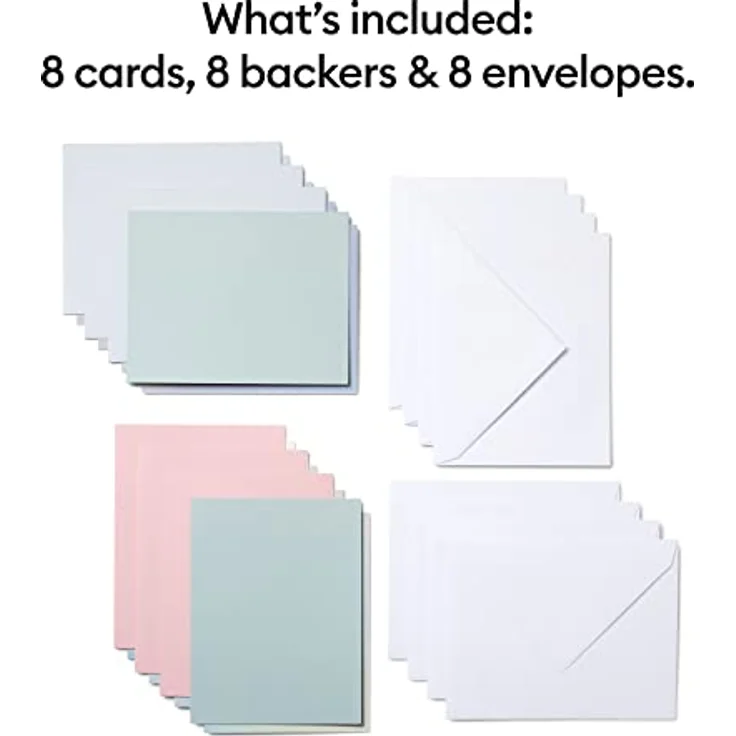 Cricut 2008856 Joy Cutaway-Karten, zur Verwendung mit Cricut Joy, Pastell, 10,8 cm x 14 cm (4,25 Zoll x 5,5 Zoll) – Bild 3