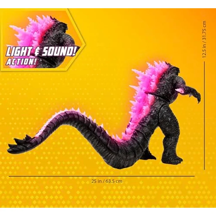 JADA Actionfigur Jada 253256005 - RC Godzilla Heat-Ray Breath 1:12, ferngesteuerte Figur mit Wasserdampf-Hitzestrahl, 63 cm, Godzilla x Kong: The New Empire – Bild 2