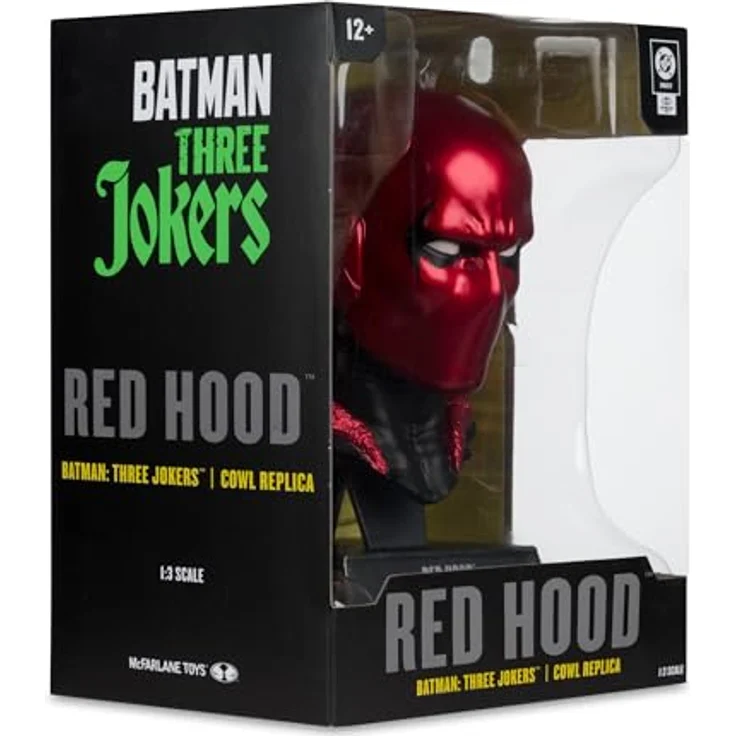 McFarlane Toys DC Direct Prop-Replik 1/3 Red Hood Cowl, Batman: Three Jokers, 17,78 cm mit Display-Ständer – Bild 8