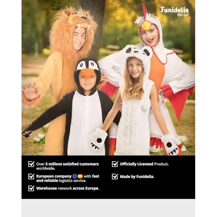 Funidelia Schlangen Kostüm für Jungen und Mädchen, Overall mit Mütze in Grün, Karneval und Halloween, Größe 7-9 Jahre – Bild 5