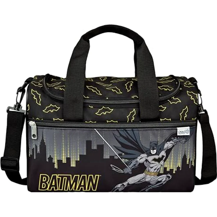 Scooli Sporttasche 35 cm, schwarz, 100% Polyester, kompakt und leicht, ideal für Kinder – Bild 1