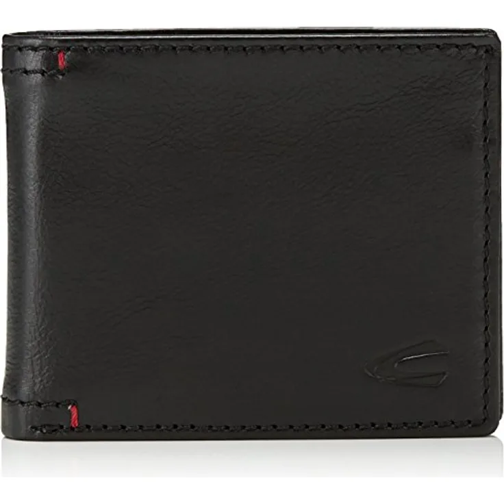 camel active Salamanca Herren Geldbörse Klein Querformat Leder Schwarz