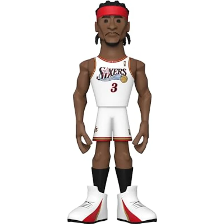 Funko Gold 5" NBA Legends: 76ers - Allen Iverson, limitierte Chase-Variante, sammelbare Vinyl-Actionfigur, ideale Geschenkidee für NBA-Fans – Bild 2