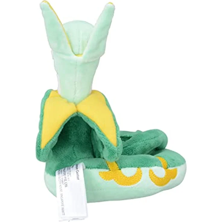 Tinisu Pokemon Serpiroyal Kuscheltier - 16 cm Plüschtier Serperior mit Stickerei und präzisen Details, grün – Bild 4