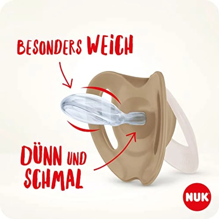 NUK Star Day & Night Babyschnuller | 6-18 Monate | Beruhigt 99 % der Babys | BPA-freie Silikonschnuller | Mit Leuchteffekt für einfaches Finden im Dunkeln | Krokodil | 4 Stück – Bild 4