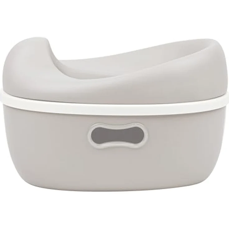 Nattou Babytopf 3in1, Töpfchen + Hocker + Toilettensitz für Kinder, Helles Beige, Einfaches Toilettentraining ab 18 Monaten bis 4 Jahre, Pflegeleicht, Material: Kunststoff – Bild 2