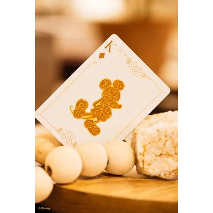 Bicycle Disney - Black & Gold Mickey Mouse, Spielkarten mit klassischem Air-Cushion-Finish, 100% recyclebar – Bild 5