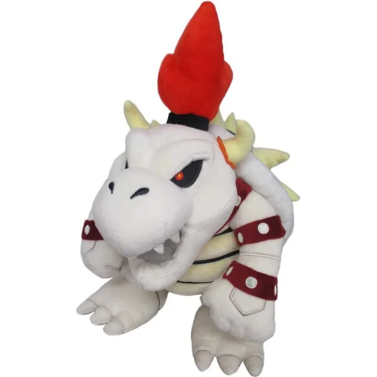 Together+ Plüschfigur Knochen Bowser, kultige Nintendo Universum Figur, hochwertiger kuschelweicher Plüsch