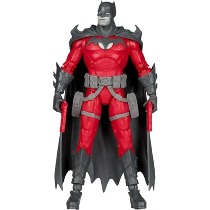 McFarlane DC Multiverse Action Figure Batman (Flashpoint) Black & White Accent Edition, 18 cm mit Zubehör und Base – Bild 1