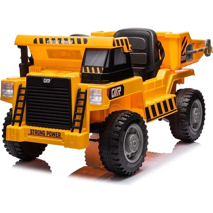 schnaeppchenmeile-online Kinder Elektroauto LKW 4 Motoren, LED-Beleuchtung, MP3-Player, USB, Fernbedienung, für Kinder bis 5 Jahre, schwarz