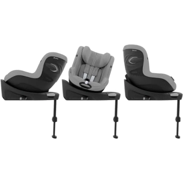 Cybex Sirona G i-Size Plus Reboard Kindersitz mit 360° Drehmechanismus, Stone Grey – Bild 10