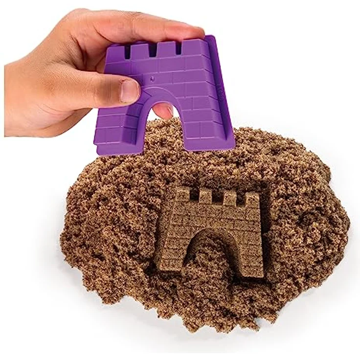 Kinetic Sand Strandspaß Set - mit 340 g magischem Sand aus Schweden und Zubehör für sauberes, kreatives Indoor-Sandspiel, für Kinder ab 3 Jahren – Bild 5