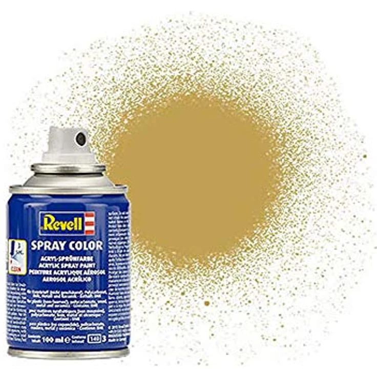 Revell 34116 Spraydose sand, matt Spray Color, Farben in der praktischen 100-ml-Sprühdose – Bild 1