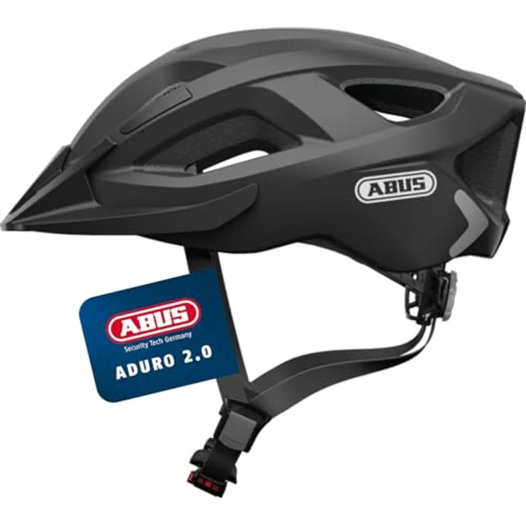 Abus Aduro 2. 0 Helm - Schwarz 58 - 62 cm – Bild 2