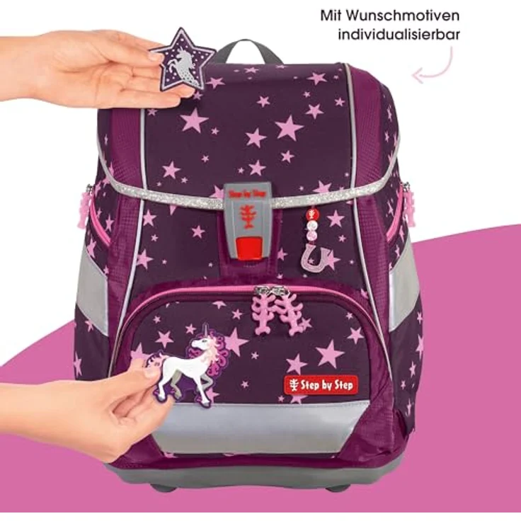 Step by Step 2in1 Plus Schulrucksack-Set 6tlg. unicorn – Bild 8