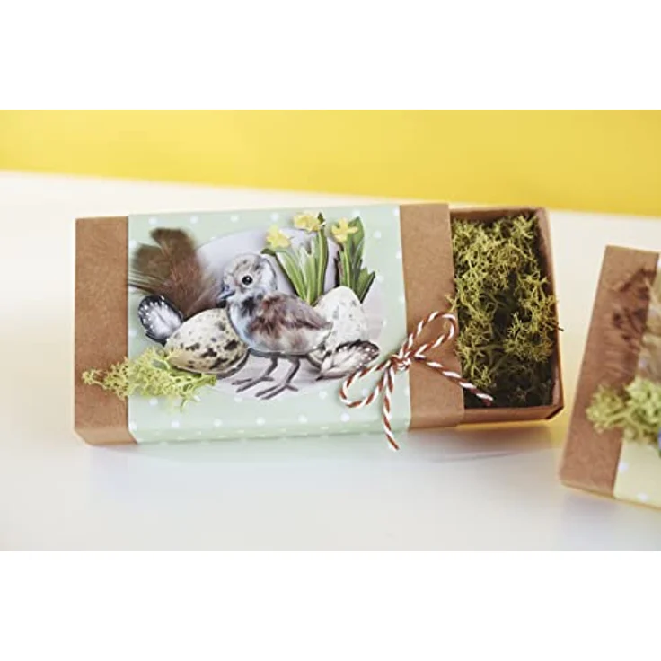 VBS 24er-Pack Streichholzschachteln XL 11 cm x 6,5 cm x 2 cm Streichhölzerpackung Adventskalender Pappschachtel – Bild 5