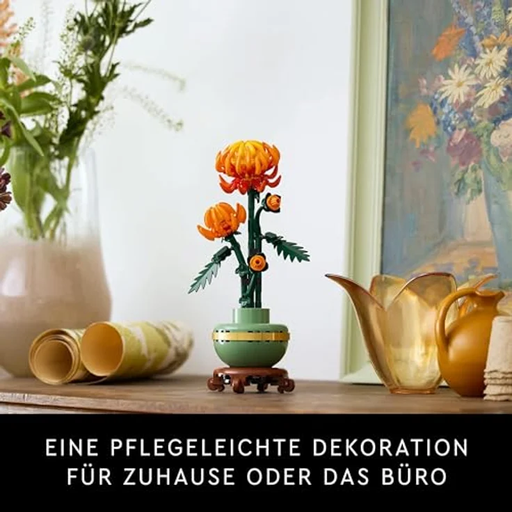 LEGO® Konstruktionsspielsteine Chrysantheme (10368), LEGO Botanicals, (278 St), Made in Europe - Preisvergleich – Bild 7